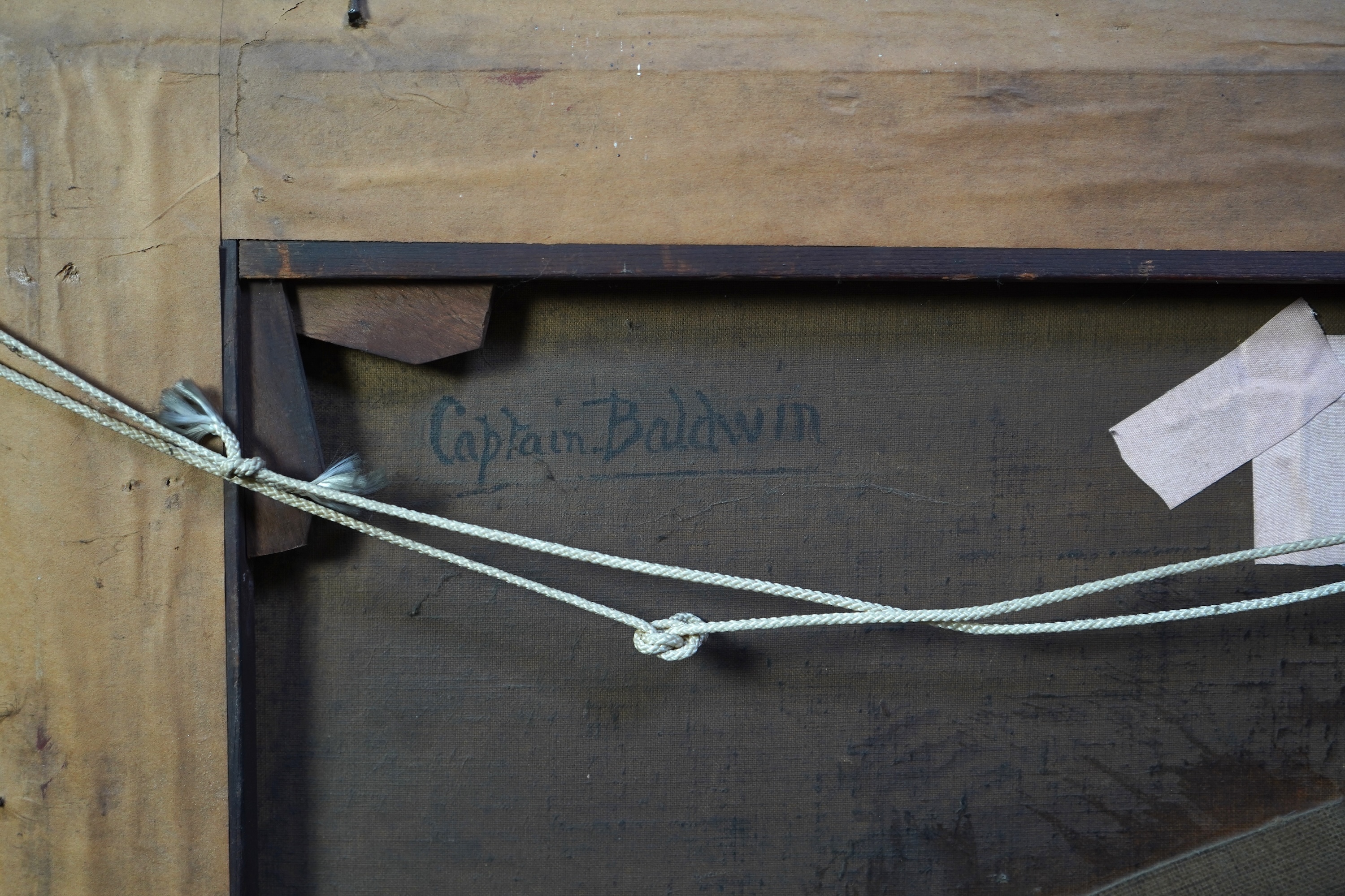 English School, 19th century, 'Captain Baldwin'